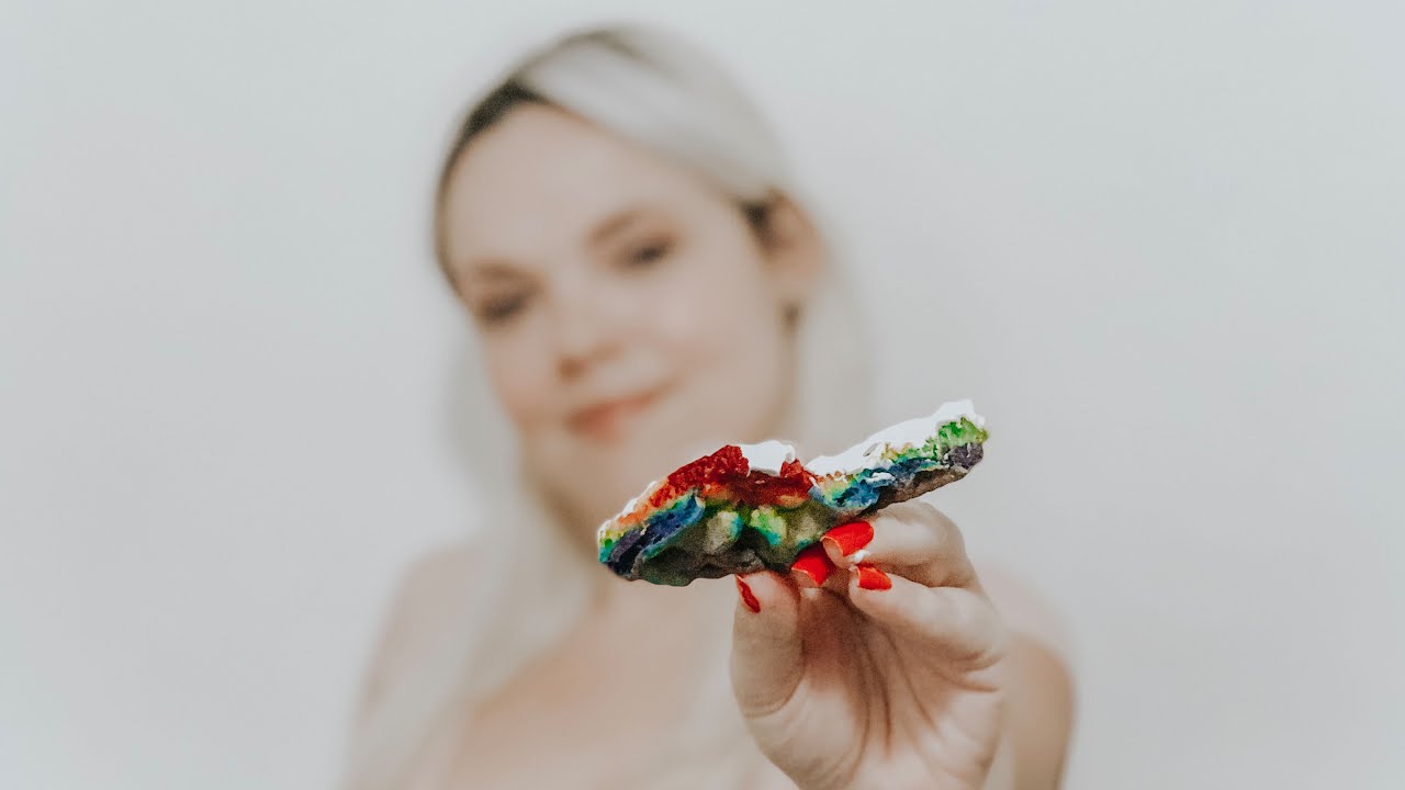 rainbow waffle - YouTube
