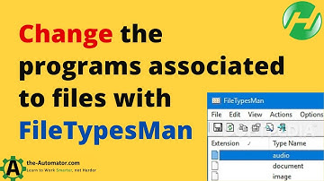 Easily see / change the programs associated to files with FileTypesMan