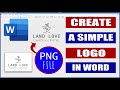 Create a LOGO in Word | Microsoft Word Tutorials