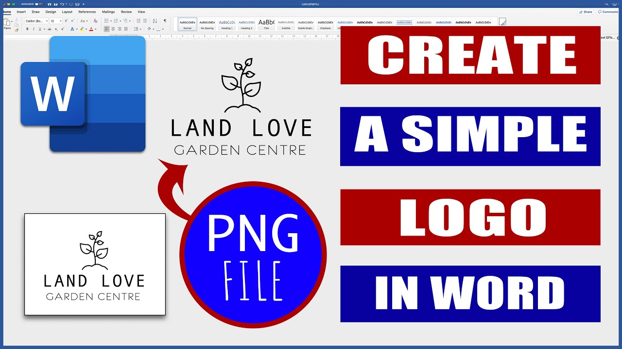 Create a LOGO in Word | Microsoft Word Tutorials - YouTube