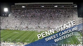 Penn State Sweet Caroline. Whiteout version. Oct. 21, 2017.