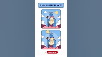 Can You Spot 5 Differences? | Spot the Difference Challenge #shorts