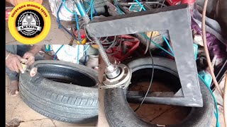 Car Tubeless Tyre // Cut Repair Vulcanizing //