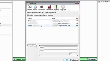 Sharing highlights and notes in Bookshelf downloaded