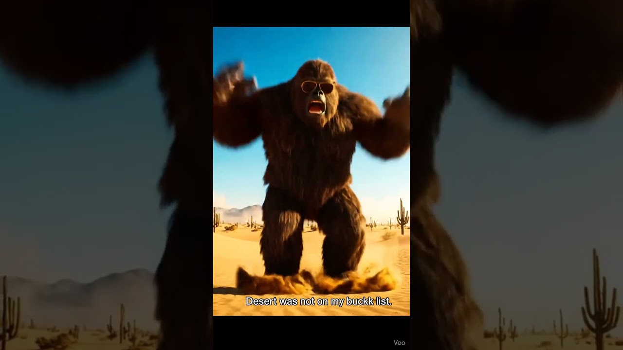 Desert Bigfoot Regrets Everything 🌵🦶 | Funny Bigfoot Short Film