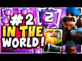 7578 TROPHIES! #2 in THE WORLD TOP LADDER GAMEPLAY! - CLASH ROYALE