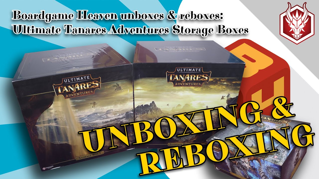 Board Game Heaven Unboxing & Reboxing 210: Ultimate Tanares Board Game Heaven Unboxing & Reboxing 210: Ultimate Tanares