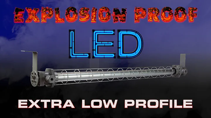 Explosion Proof LED Light Fixture - Extra Low Profile  Class 1 Division 1 & 2 - C2D1&2 ATEX / IECEx