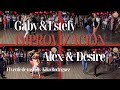 Gaby & Estefy con Alex & Desire, Improv, The Host Salsea, Julio 2015