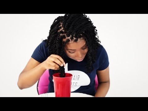 Zo krul en verzegel je de uiteinden van je kinky twists – Tutorial deel 4 van 7
