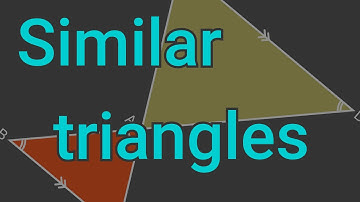 Similar triangles