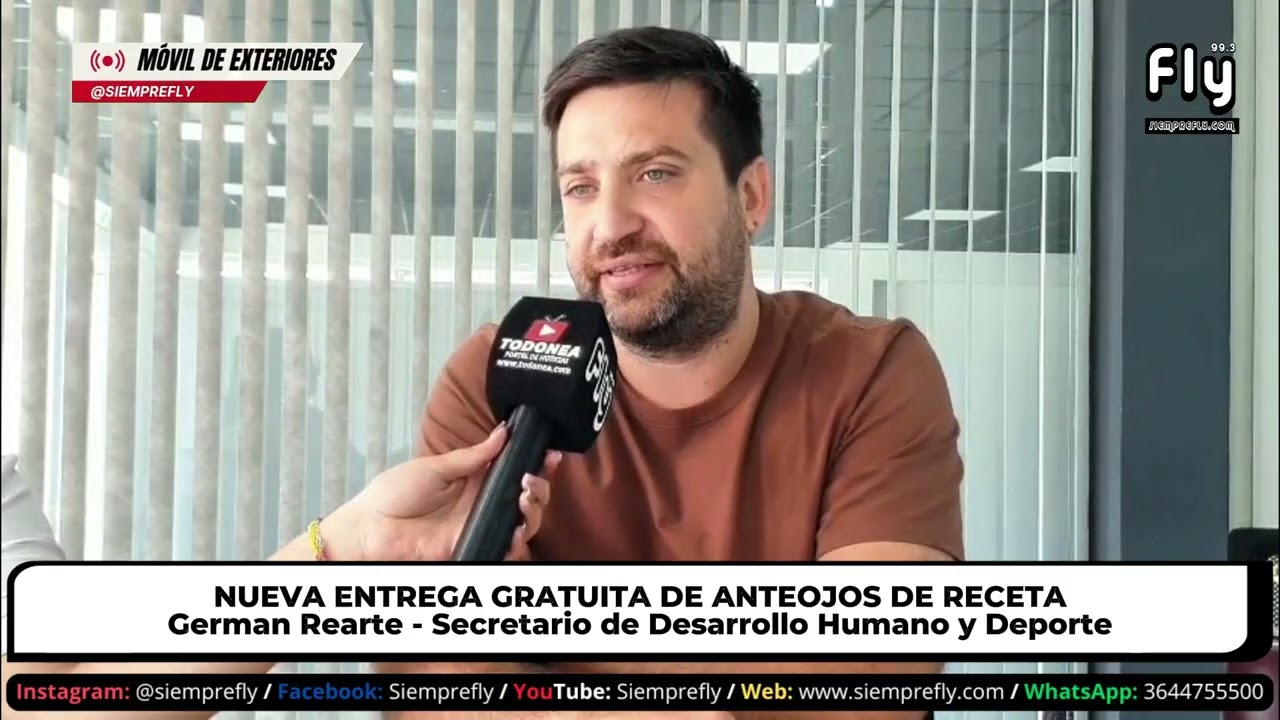 🔴𝗠𝗢́𝗩𝗜𝗟 𝗘𝗡 𝗩𝗜𝗩𝗢┃German Rearte - Secretario de Desarrollo Humano y Deporte