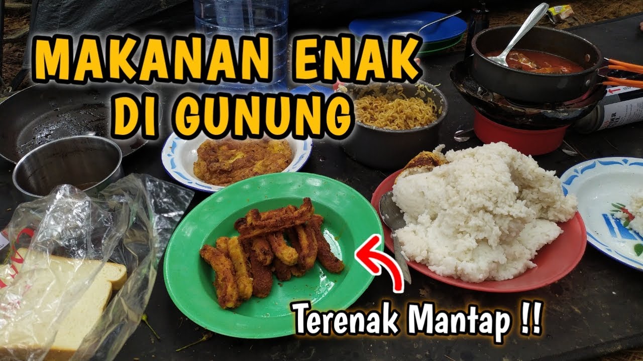 MASAK MAKANAN TERENAK DI GUNUNG - PUNCAK PINUS DULAMAYO 