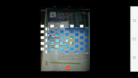 Class 5/ Computer /chapter 4 /More about windows 01