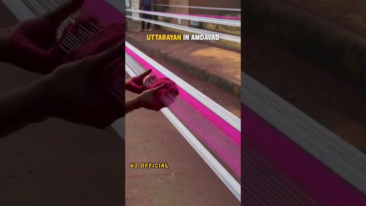 UTTRAYAN In  AMDAVAD 😍  | Uttrayan video 2025 🪁  | Uttrayan status  | 