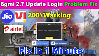 { 500% Fix } Bgmi Login Problem | Bgmi Login Problem Today | Bgmi Server Problem