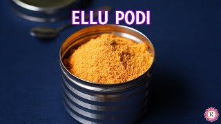 Ellu Podi Recipe | Sesame seeds podi | For Rice, idli & dosa