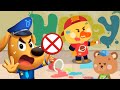 Police cartoon game sheriff labrador  help police officer and find the bad guys  babybus games