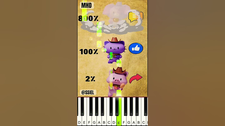 Cotton Eye Joe Smiling Critters Energy Level @ssielstudio - Piano Tutorial