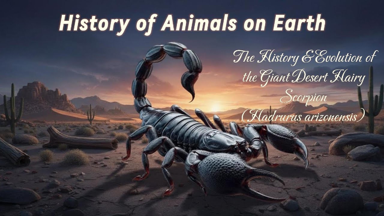 Video Clips |The history of giant desert hairy scorpion  evolut | History of Animals on Earth