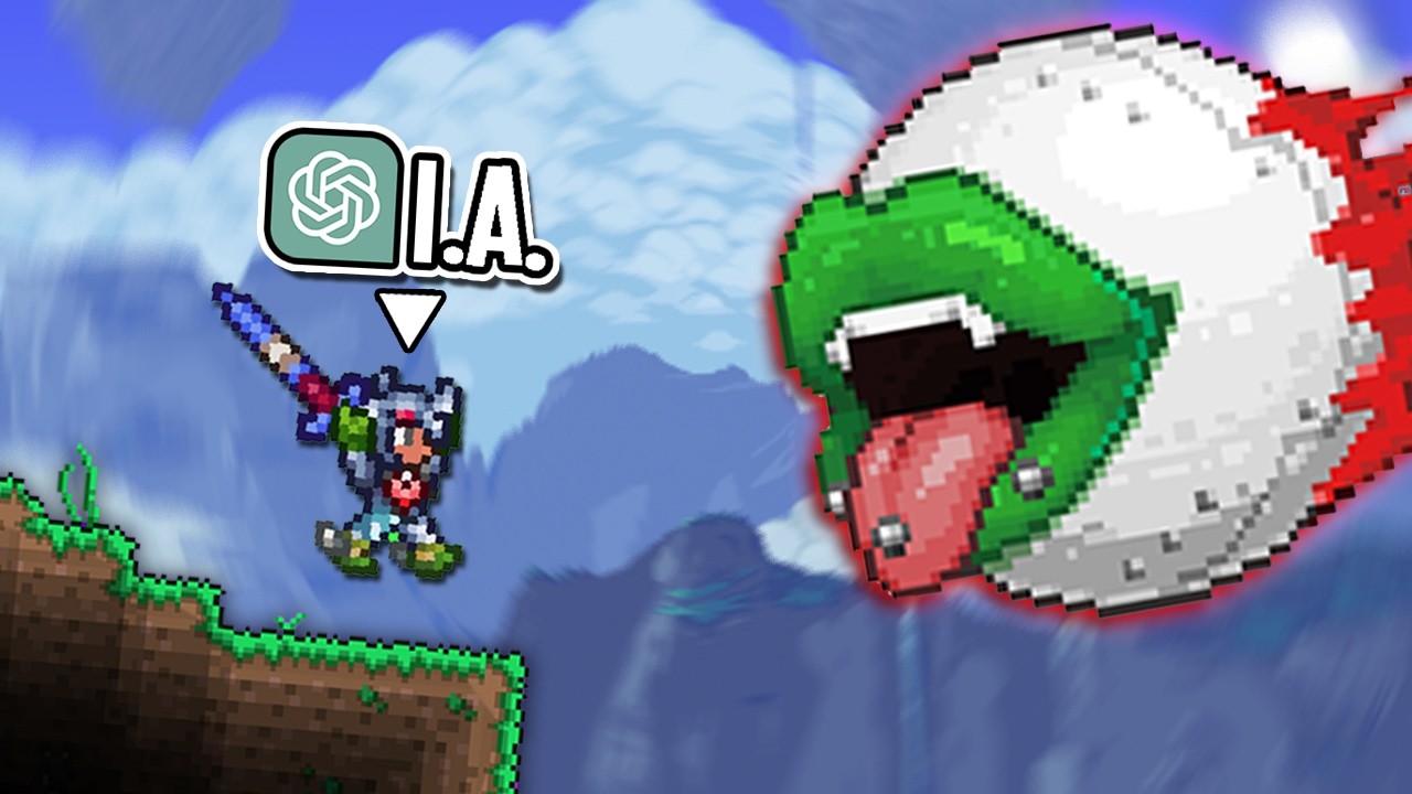 HICE QUE UNA IA APRENDA A JUGAR TERRARIA 🤖🔥