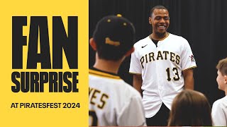 Pirates Players Surprise Fans at PiratesFest 2024 | Pittsburgh Pirates