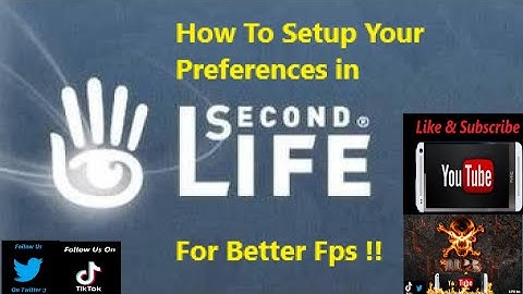 How To Setup Your Craphic Preferences In Secondlife #secondlife