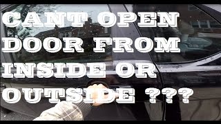 How to open car door if both handles dont work. Sample car: ford focus