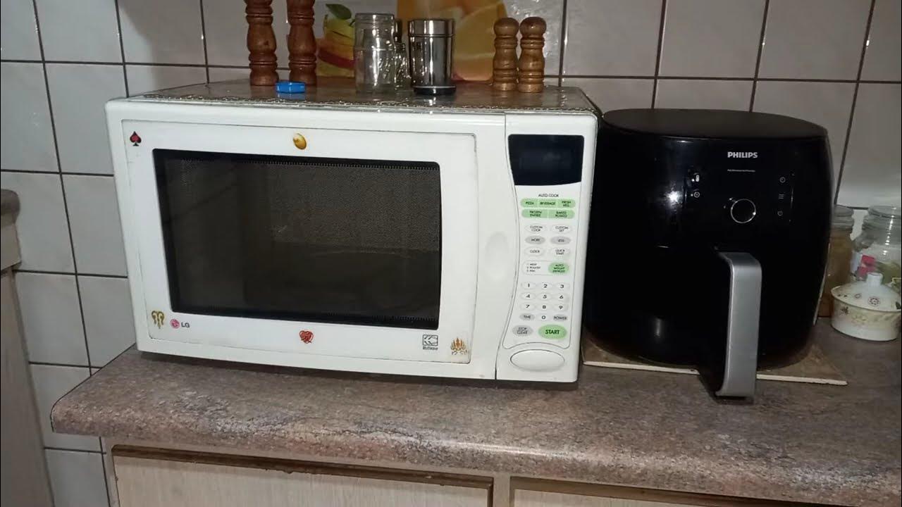 How to open a microwave door with a push button (you will find this