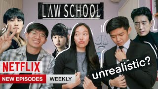 law students react to LAW SCHOOL Korean Drama: PART ONE ⚖️ (on Netflix)
