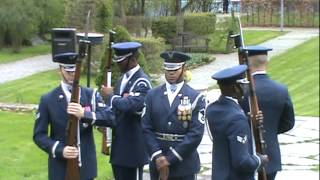 USAF Honor Guard Drill Team 4man Norway