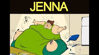 Jenna from fitness woman to SSBBW model (Funny Body Positive Translations)