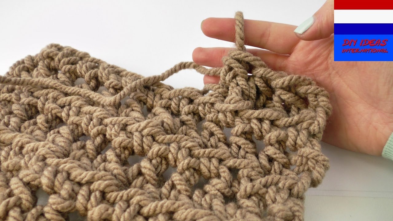 Vingerhaken | eenvoudige methode zonder naald | voor losse zomersjaals