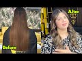 My new look💕 Hair transformation day❤️ before &amp; after result