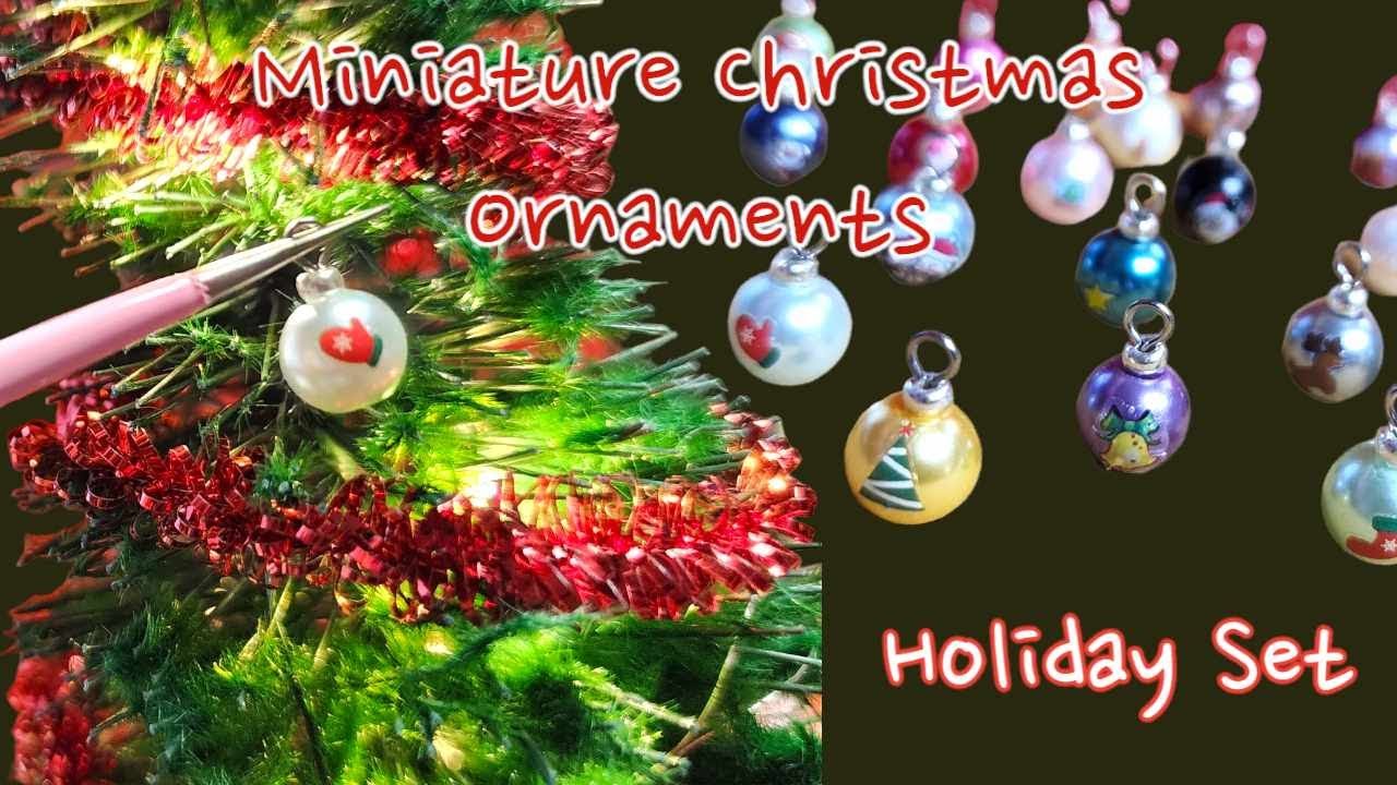Miniature Christmas Ornaments-Nail Art (1 MINUTE SERIES) 