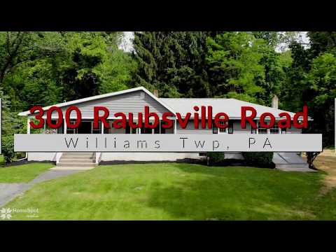 300 Raubsville Road, Williams Twp, PA home video tour