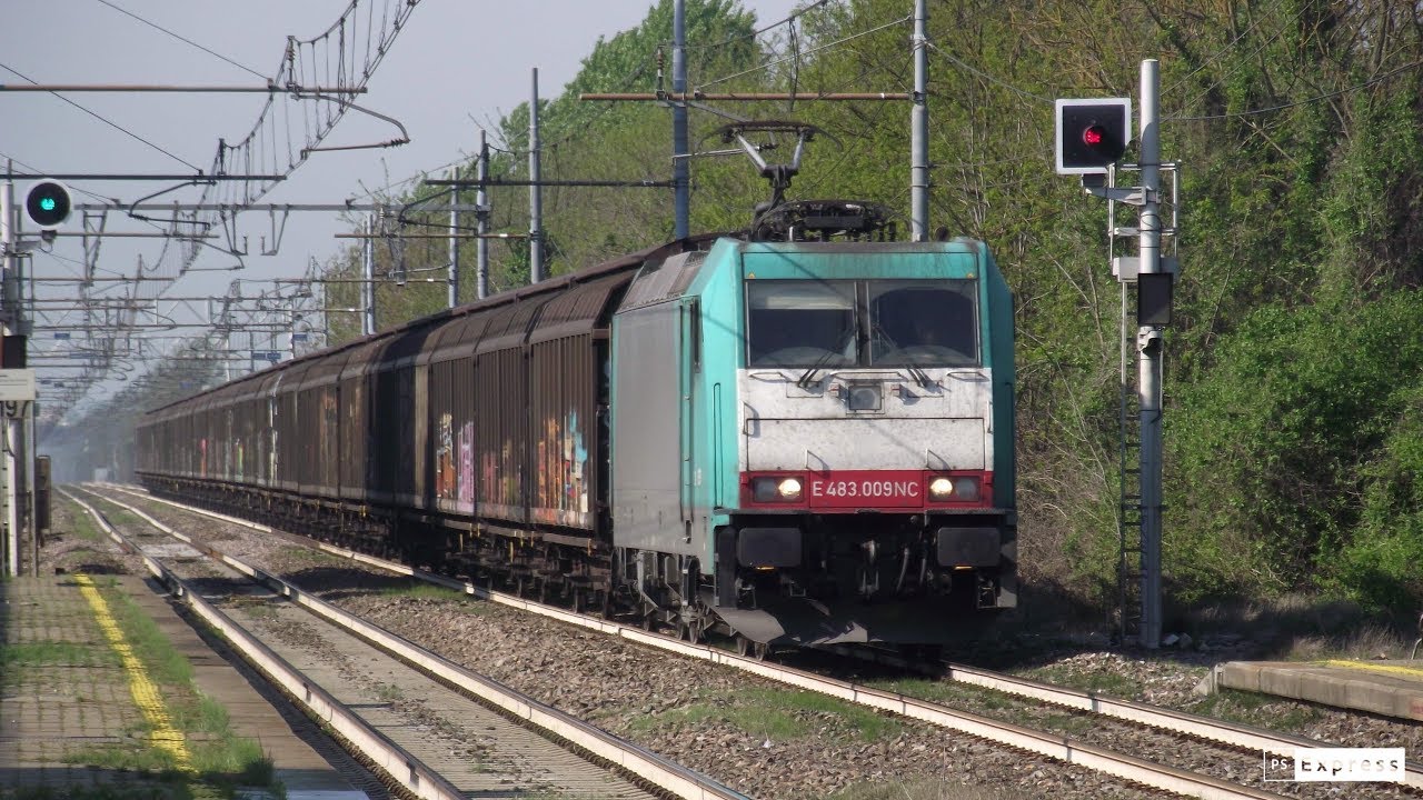Il super traffico ferroviario della stazione di Pizzale-Lungavilla (linea Milano-Genova) 2/4