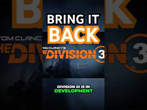 The Division 3 NEEDS This!
