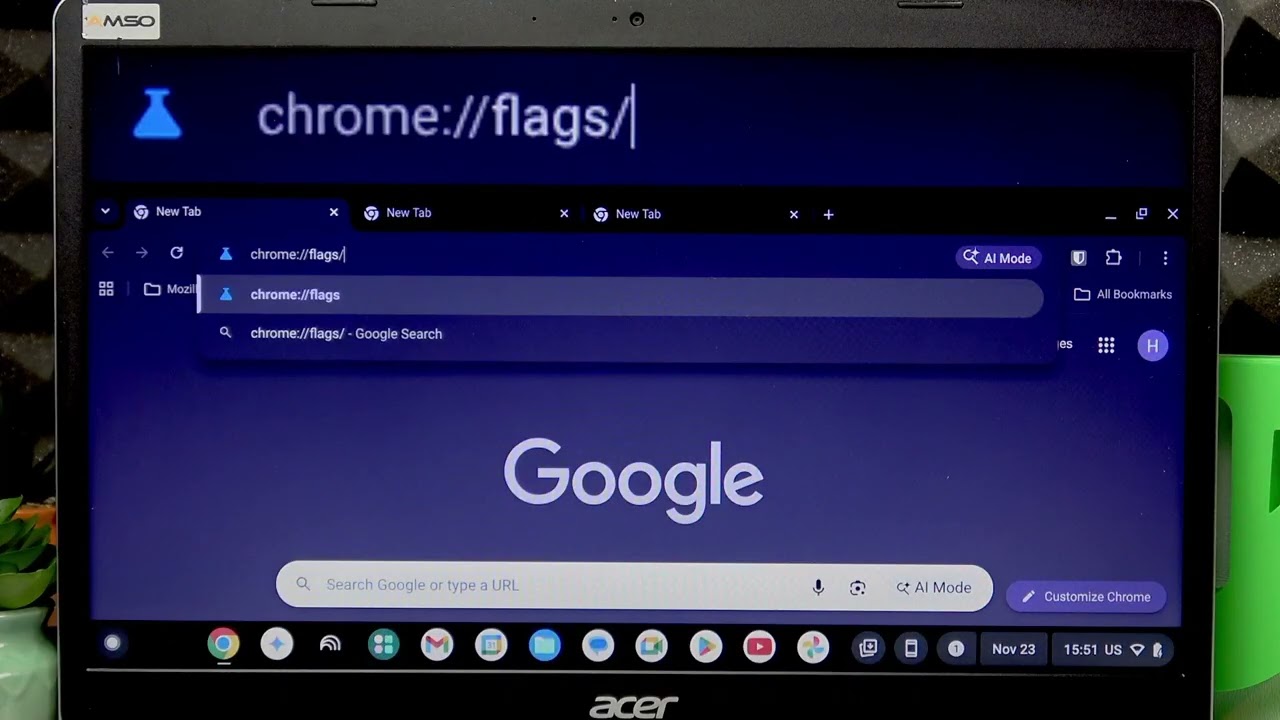 ACER Chromebook 315 — कर्सर स्क्रीन पर वापस कैसे लाएं