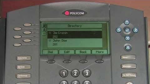 Polycom Phone Tutorials, Chapter 9: Buddy Lists
