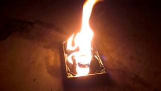 Hard Drive On Fire Slow-Mo