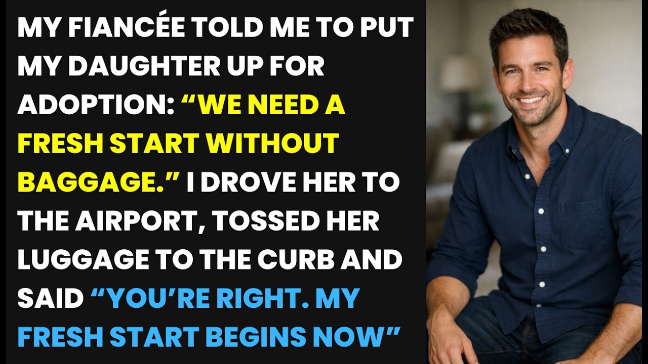 My Fiancée Said “Put Her Up For Adoption” — So I Left Her Luggage At The Airport And Drove Away