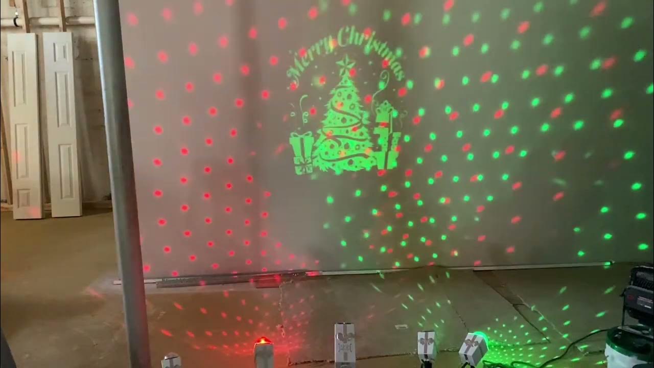 Orchestra of Lights Projection set with 5 Spotlights review YouTube