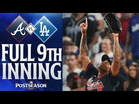 FULL 9th INNING: Braves even NLDS with a Game 2 win! (Plus Ray Kerr’s interview) | MLB Highlights