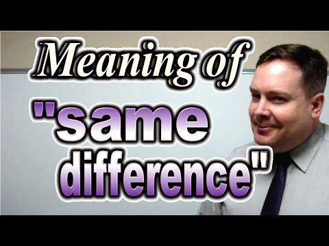 Wideo: Czy to samo oznacza po angielsku?