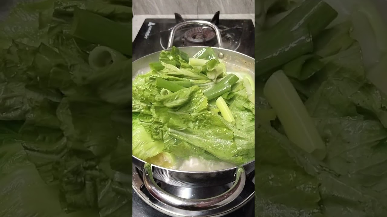 Sinigang na Talakitok with mustard leaves!oven baked chicken|marble potatoes|veggie salad