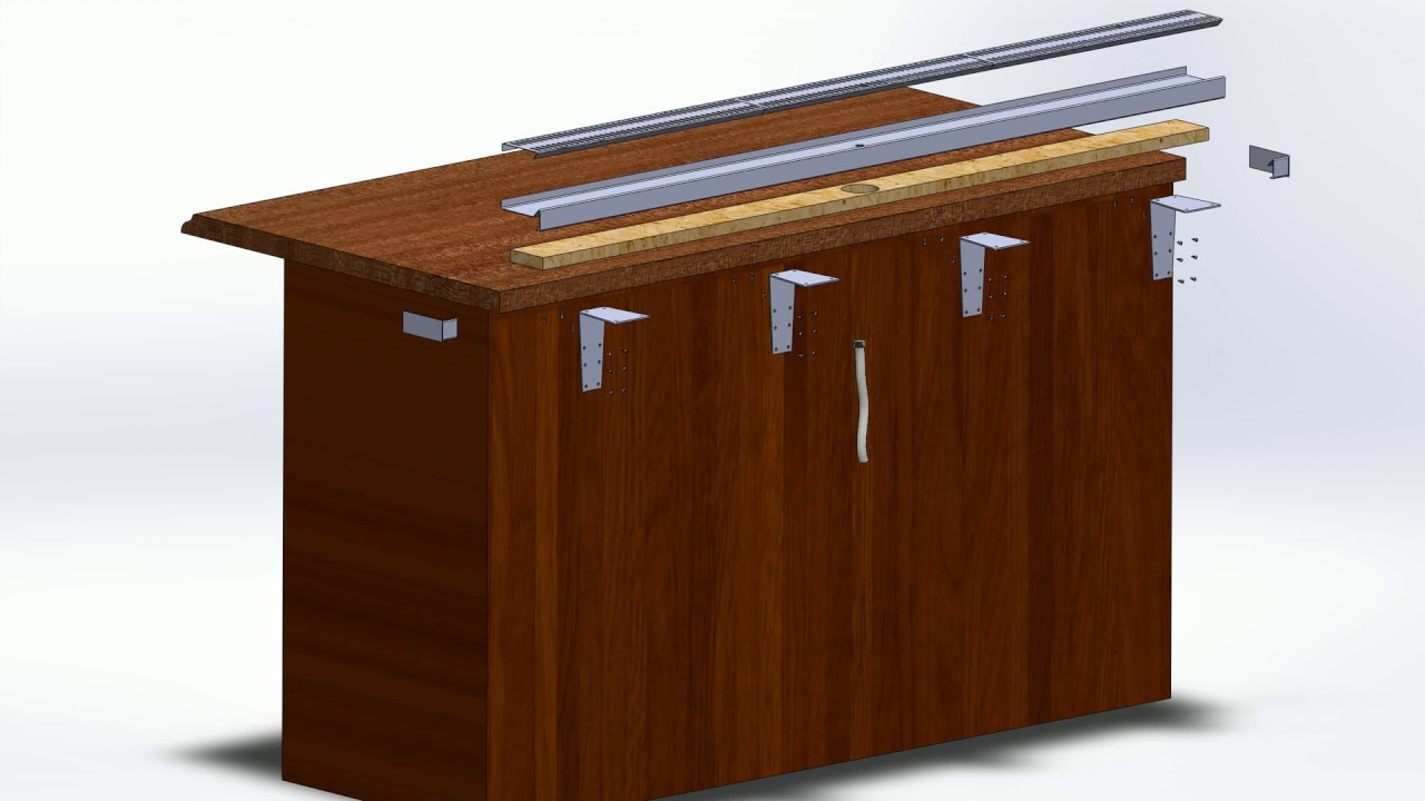 Drink Rail Bracket Recommended Method of Installation