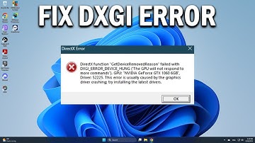How To Fix DirectX Function Getdeviceremovedreason Failed With DXGI Error - Easy Fix
