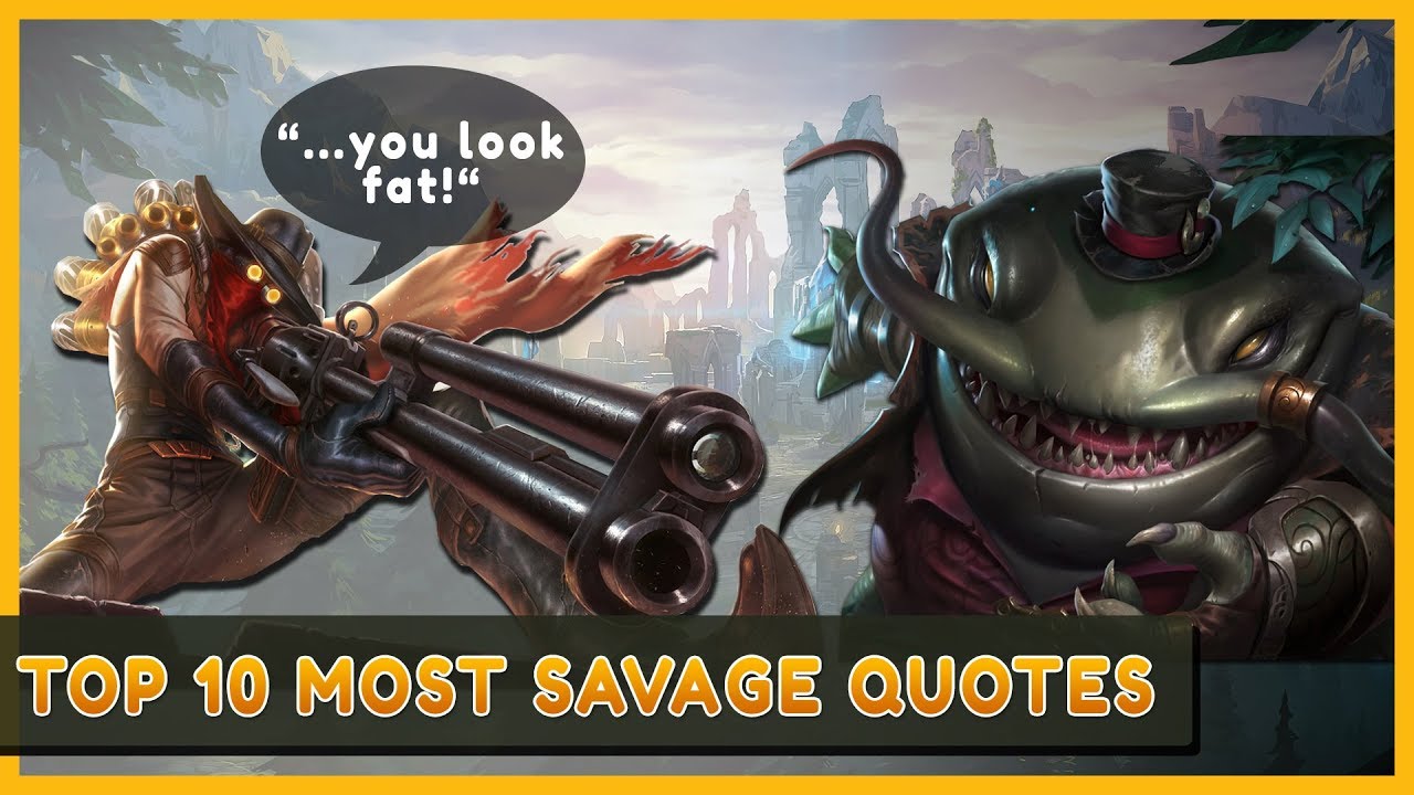 Top 10 Most Savage Quotes by Champions 20 