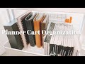 HOW I ORGANIZE MY PLANNER SUPPLIES | PLANNER CART